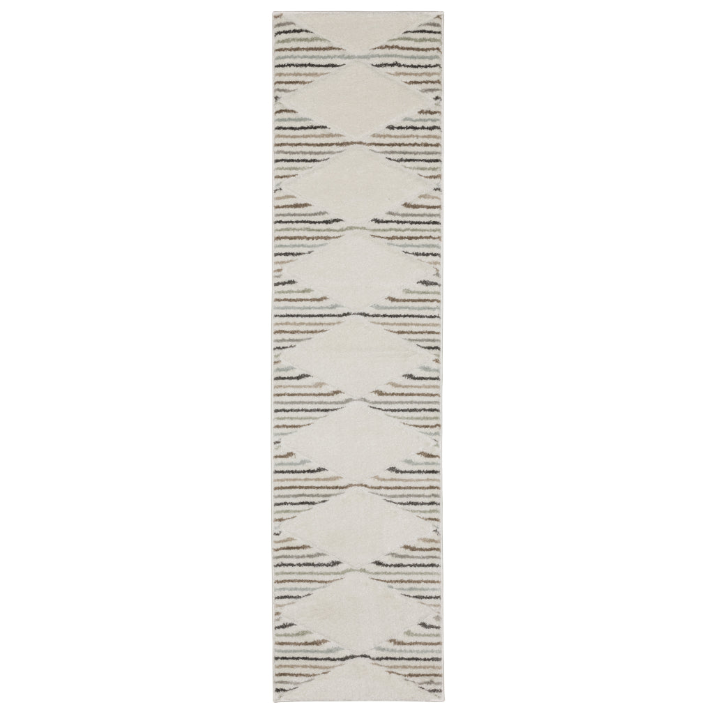 Oriental Weavers Cambria 4927C Multicolor Rectangle Indoor Runner - Contemporary Stain Resistant Machine Made Rug-