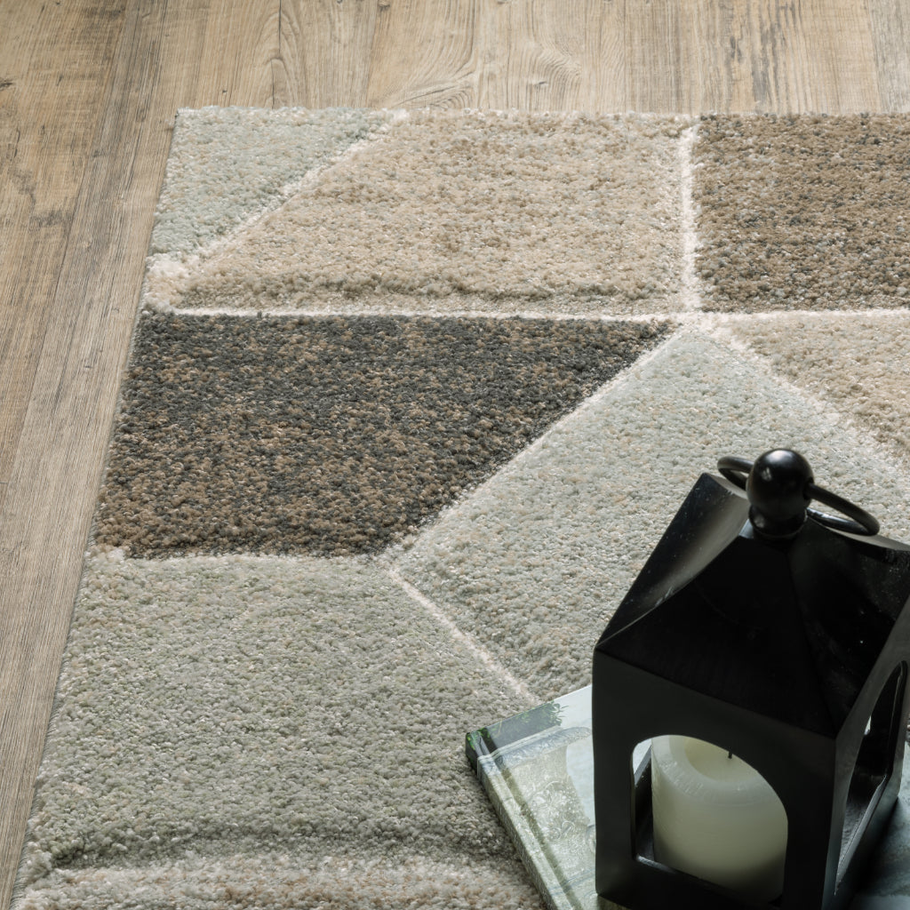 Oriental Weavers Cambria 004L2 Multicolor Rectangle Indoor Area Rug - Contemporary Stain Resistant Medium Pile Rug-