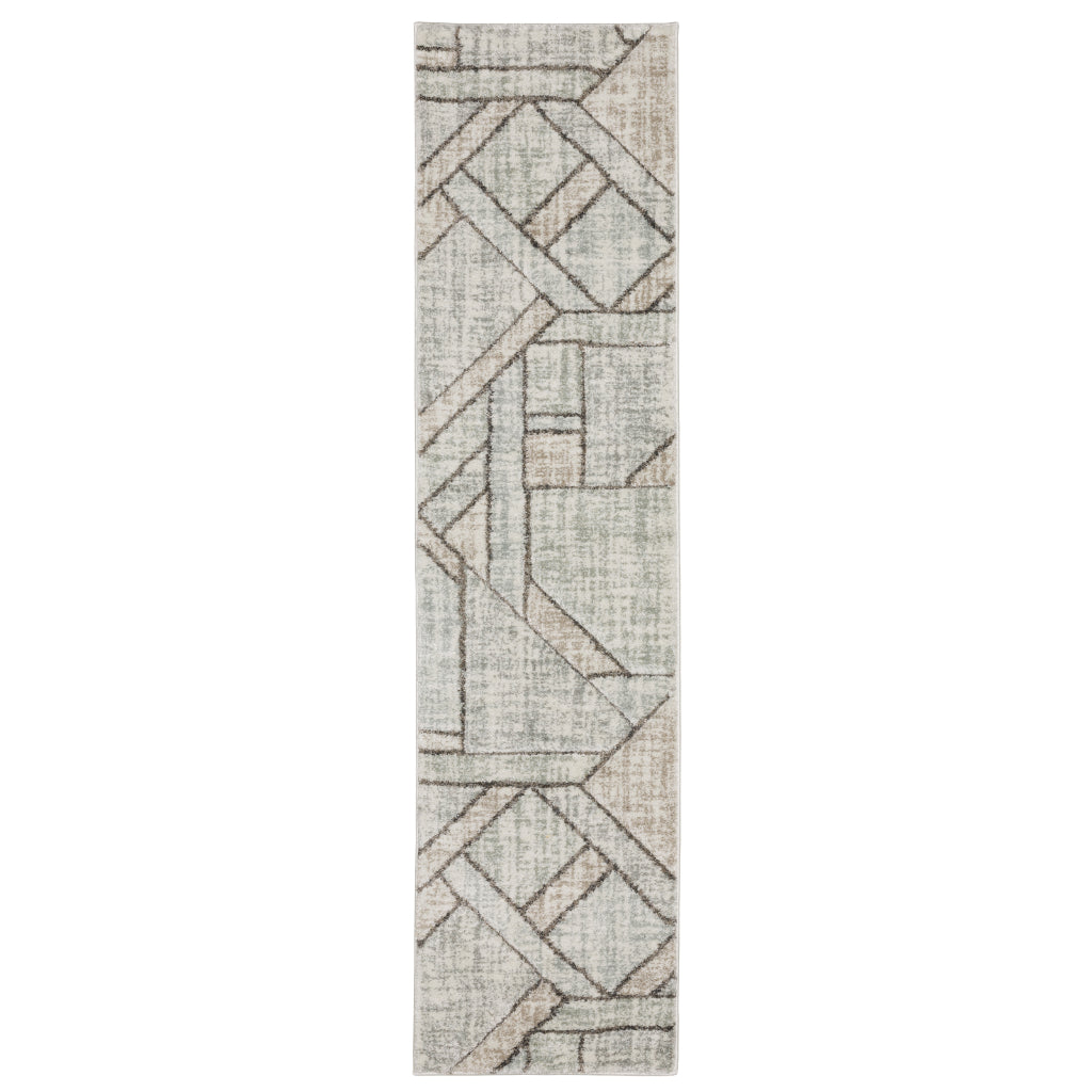 Oriental Weavers Cambria 5569B Multicolor Rectangle Indoor Runner - Contemporary Stain Resistant Machine Made Rug-