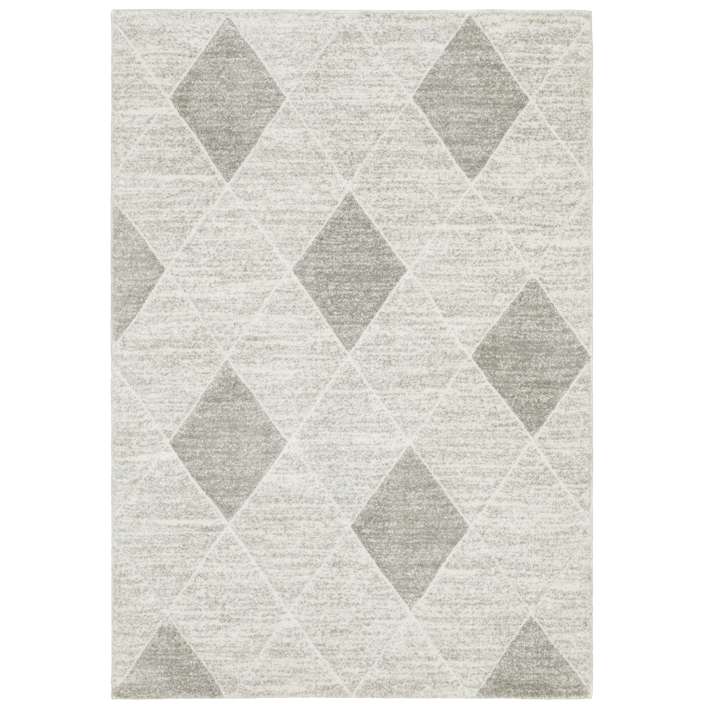 Oriental Weavers Cambria 005W2 Gray Rectangle Indoor Area Rug - Contemporary Stain Resistant Machine Made Rug-