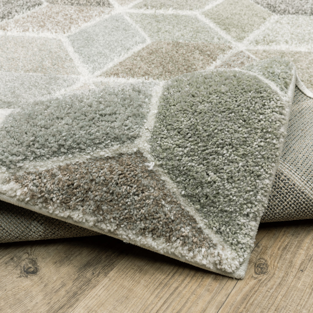 Oriental Weavers Cambria 083J2 Multicolor Rectangle Indoor Runner - Contemporary Stain Resistant Machine Made Rug-