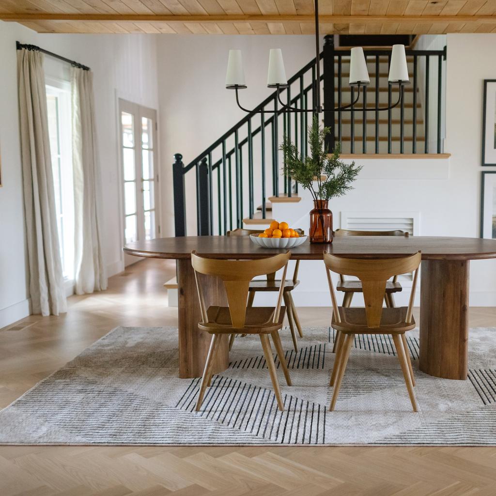 Oriental Weavers Capella CAP04 Beige Rectangle Indoor Area Rug Geometric Pattern-