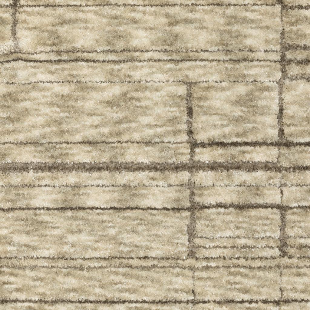 Oriental Weavers Capella CAP07 Beige Rectangle Indoor Runner Geometric Pattern-