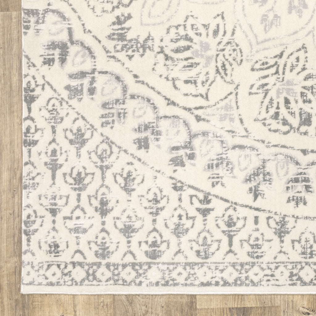 Oriental Weavers Capistrano 517C1 Multicolor Rectangle Indoor Area Rug - Stain Resistant Low-High Pile Rug with Floral Design-