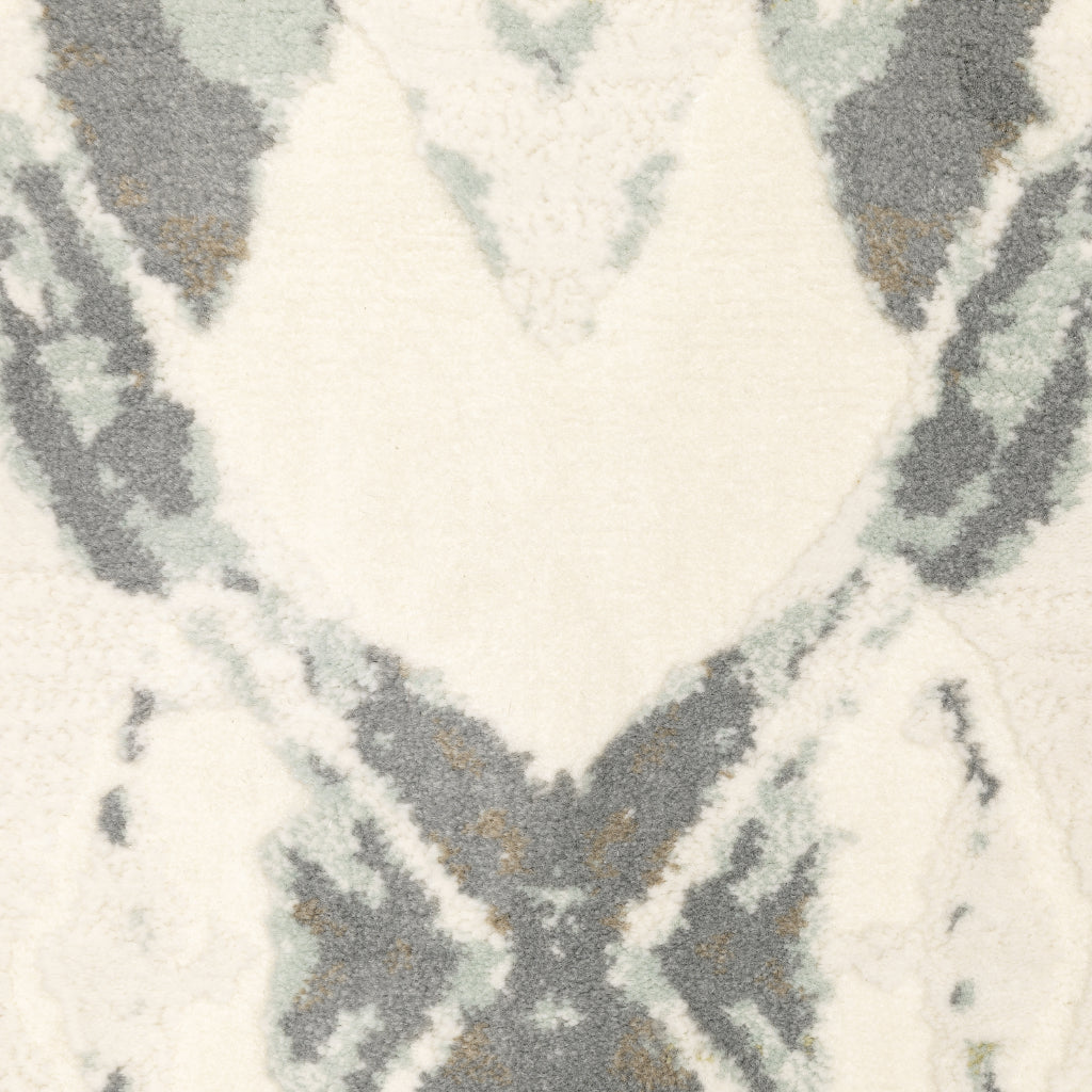 Oriental Weavers Capistrano 534A1 Multicolor Rectangle Indoor Area Rug - Stain Resistant Low-High Pile Rug with Geometric Design-