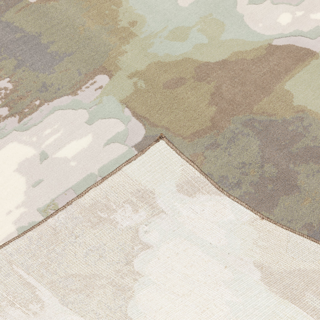 Oriental Weavers Capistrano 539C1 Multicolor Rectangle Indoor Area Rug - Stain Resistant Low-High Pile Rug with Abstract Design-