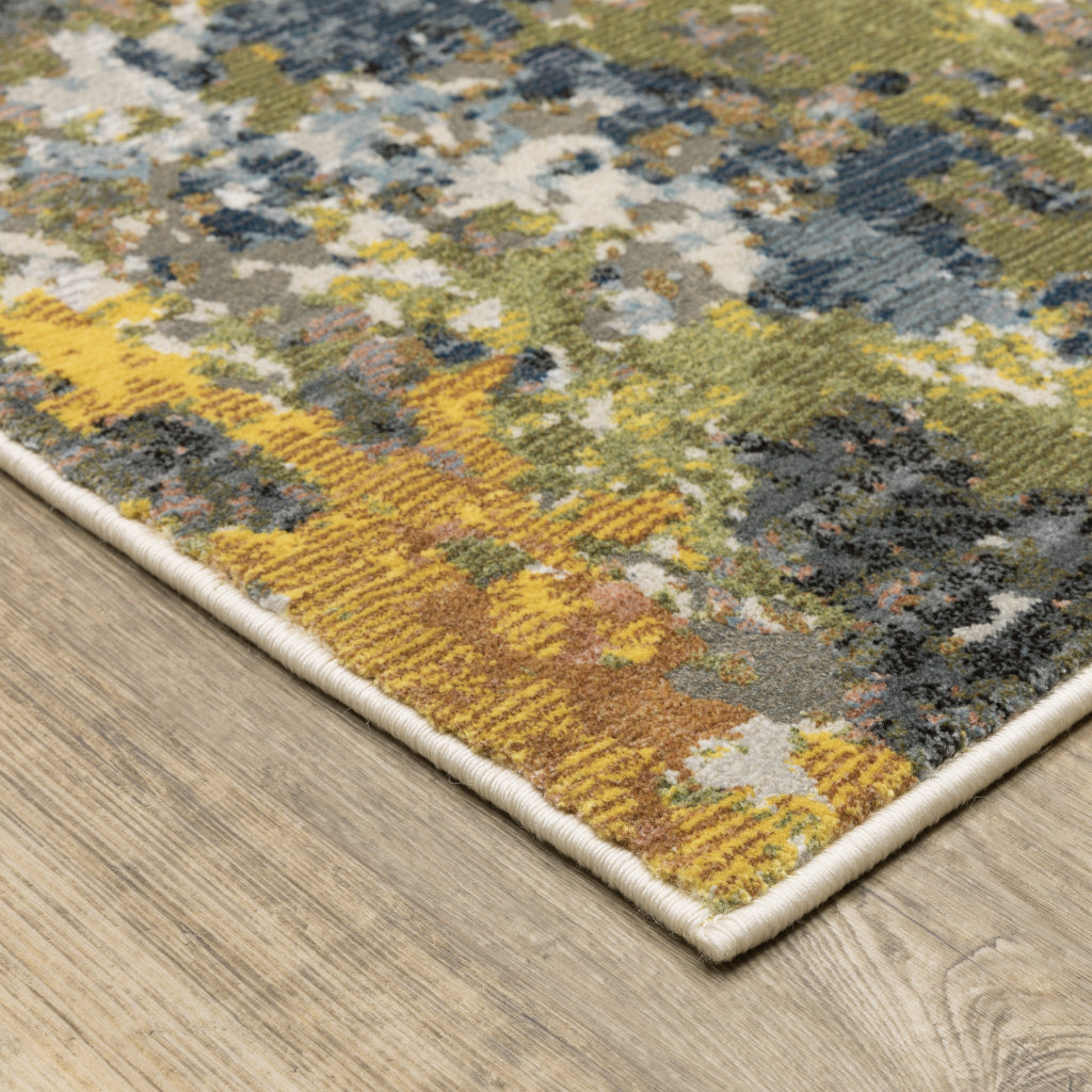 Oriental Weavers Caravan 502X8 Multicolor Rectangle Indoor Area Rug - Luxuriously Soft & Stain Resistant Abstract Rug-