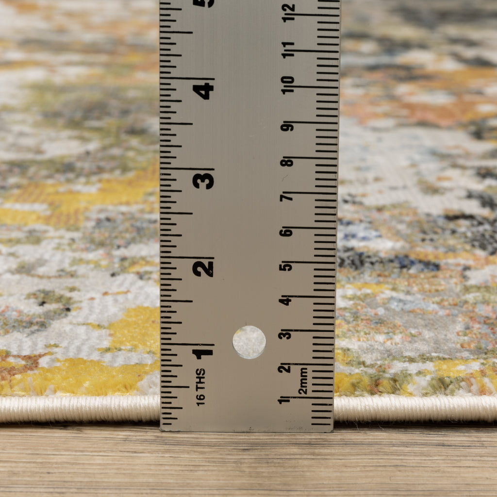 Oriental Weavers Caravan 502X8 Multicolor Rectangle Indoor Area Rug - Luxuriously Soft & Stain Resistant Abstract Rug-