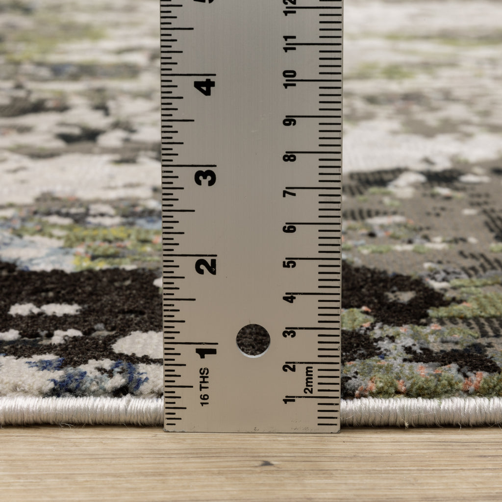 Oriental Weavers Caravan 502Z8 Multicolor Rectangle Indoor Area Rug - Luxuriously Soft & Stain Resistant Abstract Rug-