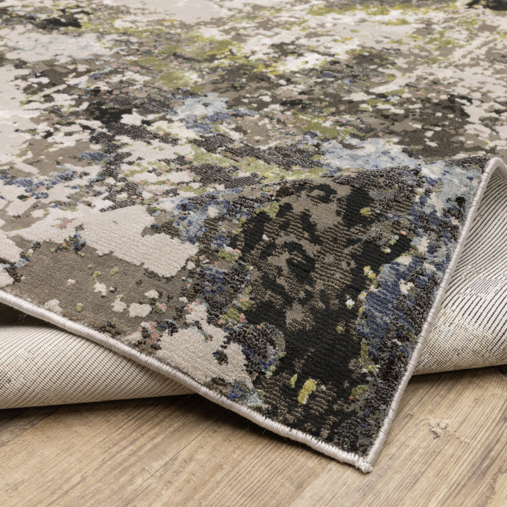 Oriental Weavers Caravan 502Z8 Multicolor Rectangle Indoor Area Rug - Luxuriously Soft & Stain Resistant Abstract Rug-