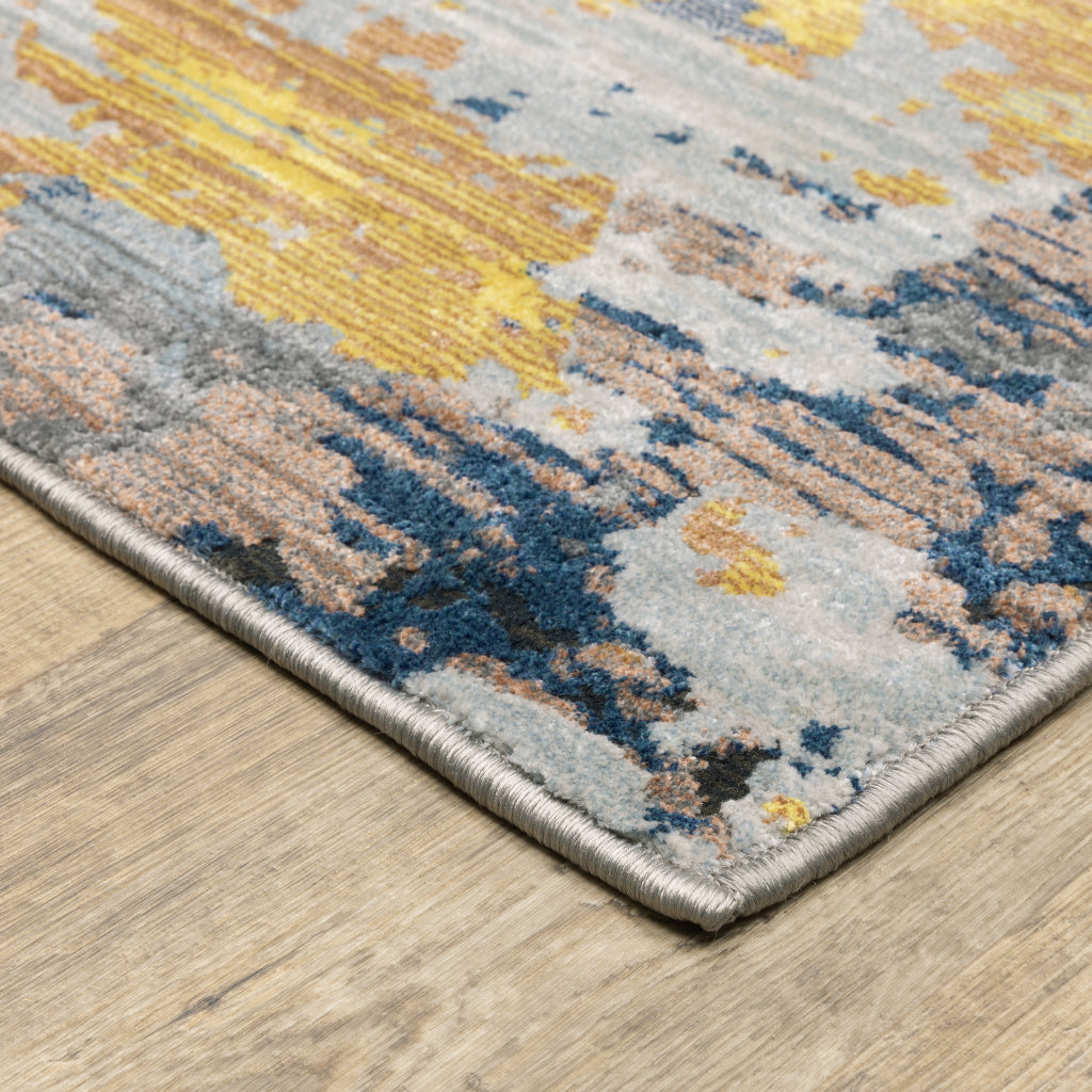 Oriental Weavers Caravan 530V8 Multicolor Rectangle Indoor Area Rug - Luxuriously Soft & Stain Resistant Abstract Rug-