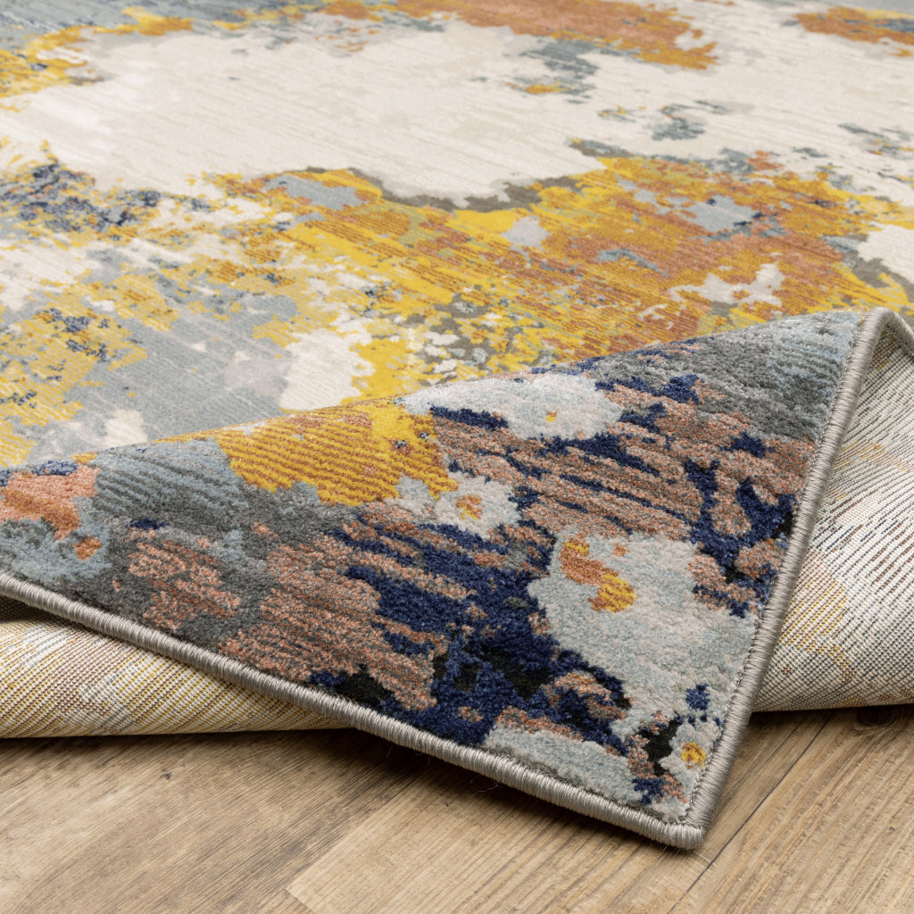 Oriental Weavers Caravan 530V8 Multicolor Rectangle Indoor Area Rug - Luxuriously Soft & Stain Resistant Abstract Rug-