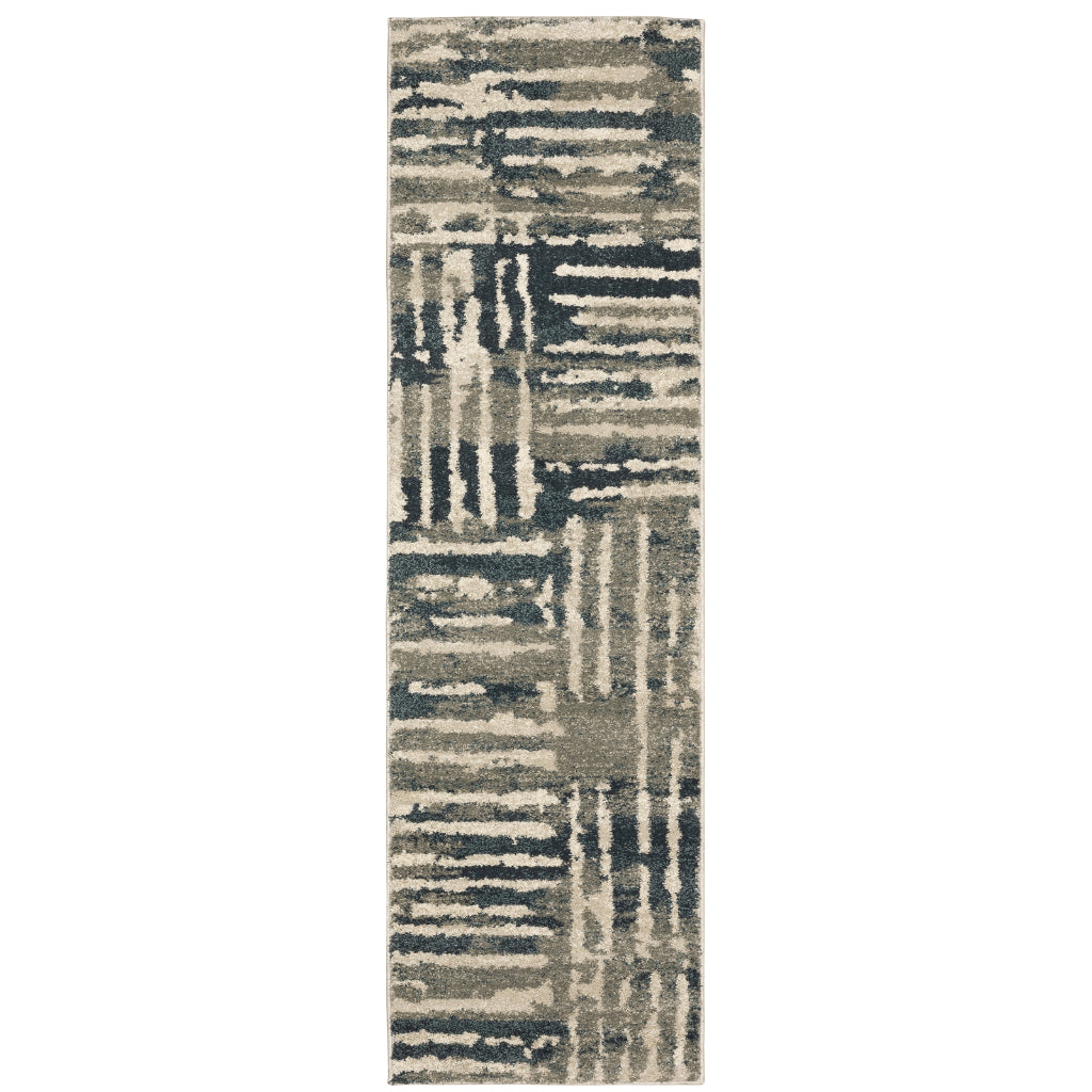 Oriental Weavers Carson 0745C Multicolor Rectangle Indoor Runner - Stain Resistant Abstract Rug