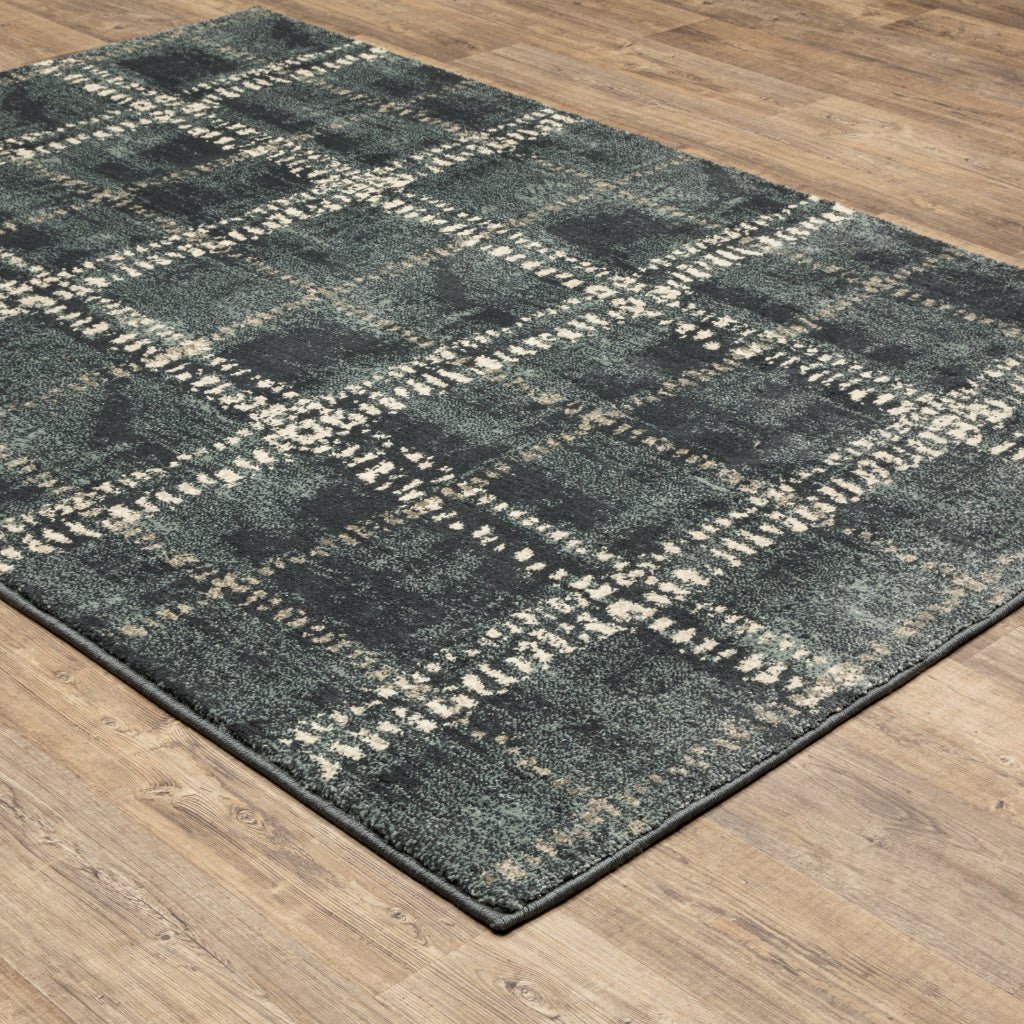 Oriental Weavers Carson 0746J Blue Rectangle Indoor Area Rug - Stain Resistant Geometric Rug