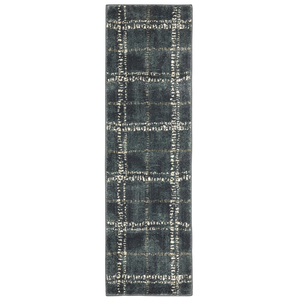 Oriental Weavers Carson 0746J Blue Rectangle Indoor Area Rug - Stain Resistant Geometric Rug-