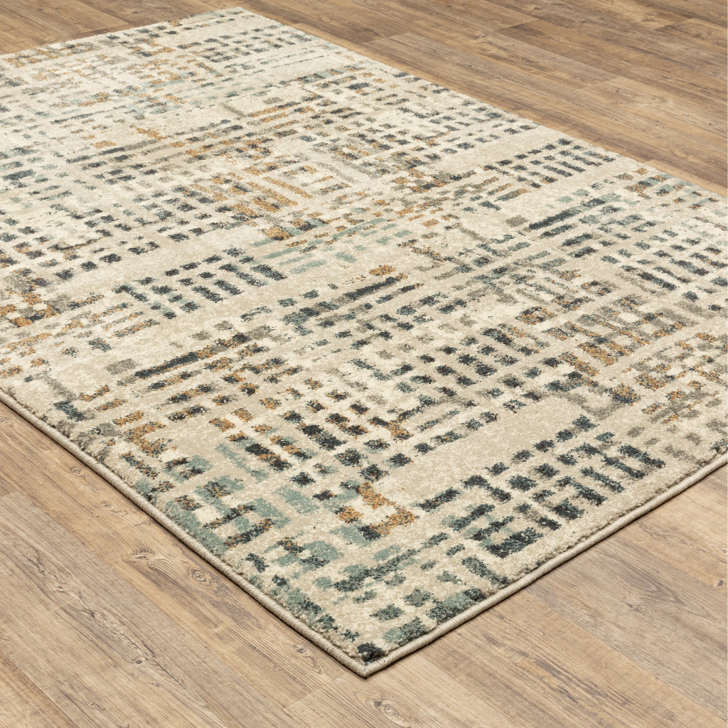 Oriental Weavers Carson 0748F Multicolor Rectangle Indoor Area Rug - Stain Resistant Abstract Rug