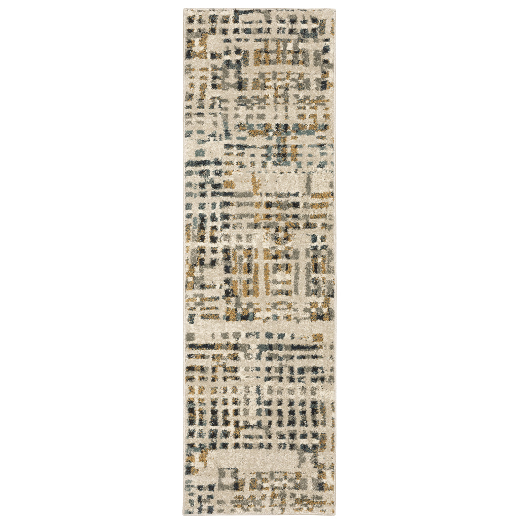 Oriental Weavers Carson 0748F Multicolor Rectangle Indoor Runner - Stain Resistant Abstract Rug