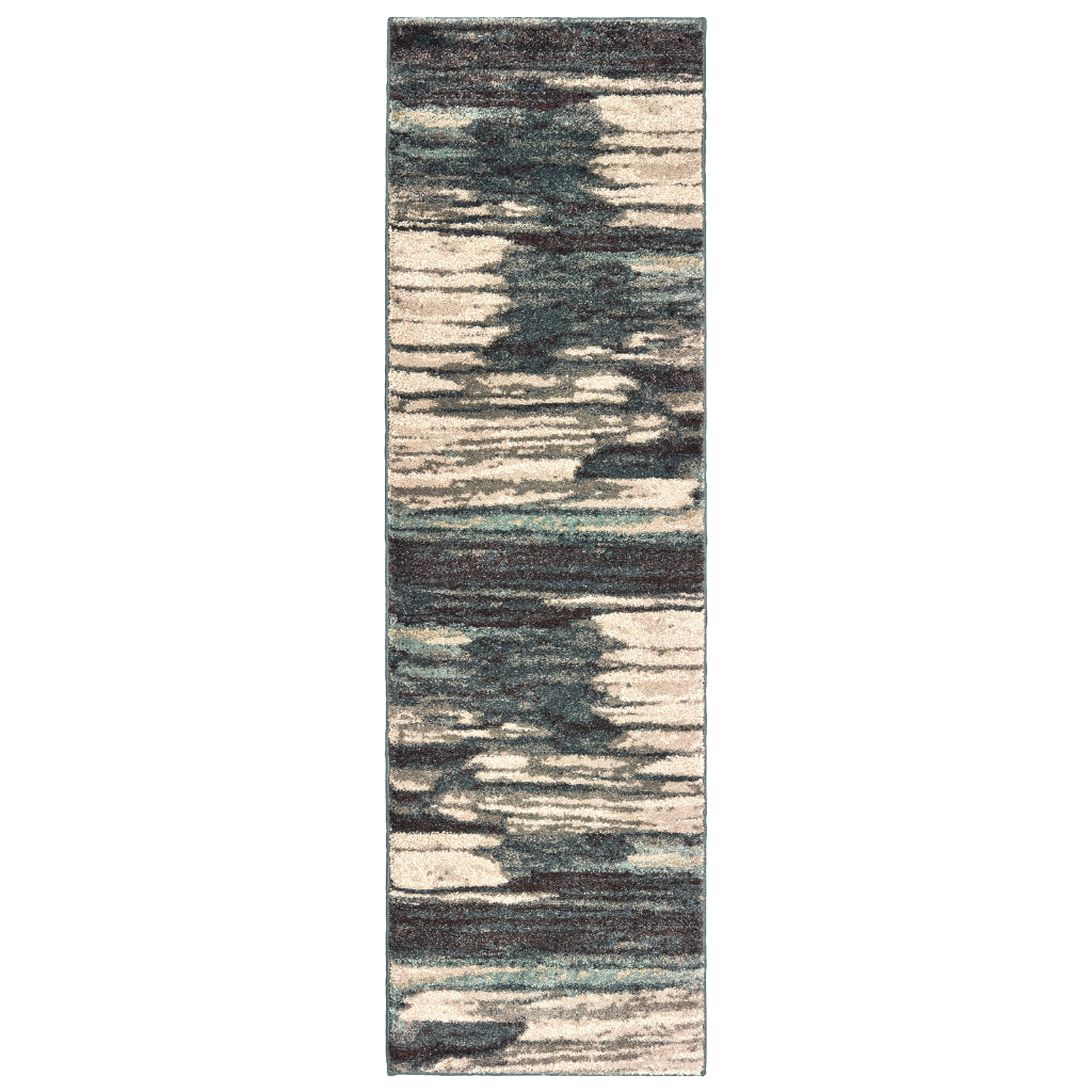 Oriental Weavers Carson 9675A Multicolor Rectangle Indoor Area Rug - Stain Resistant Abstract Rug