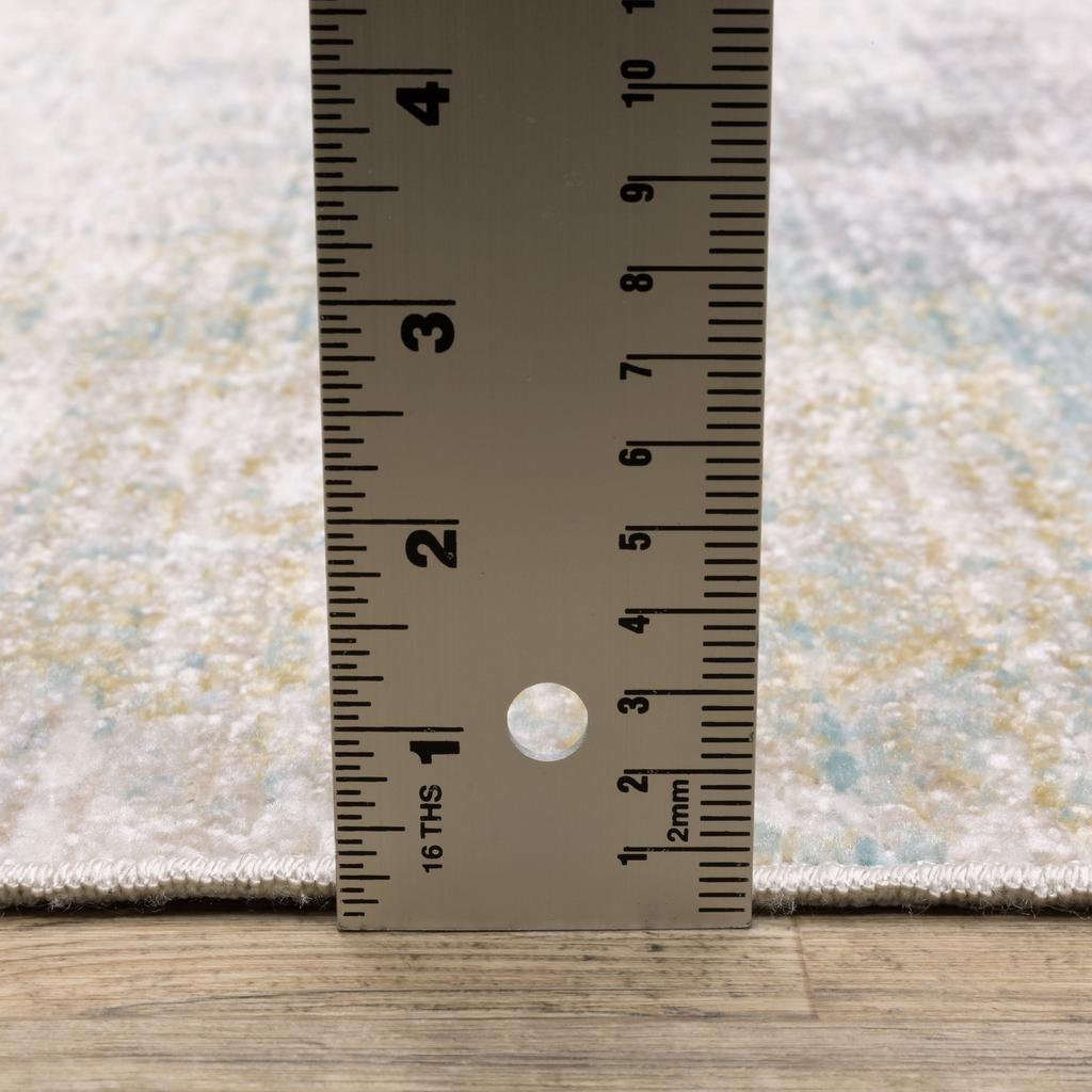 Oriental Weavers Cavett CAV01 Ivory Rectangle Indoor Runner Abstract Pattern-