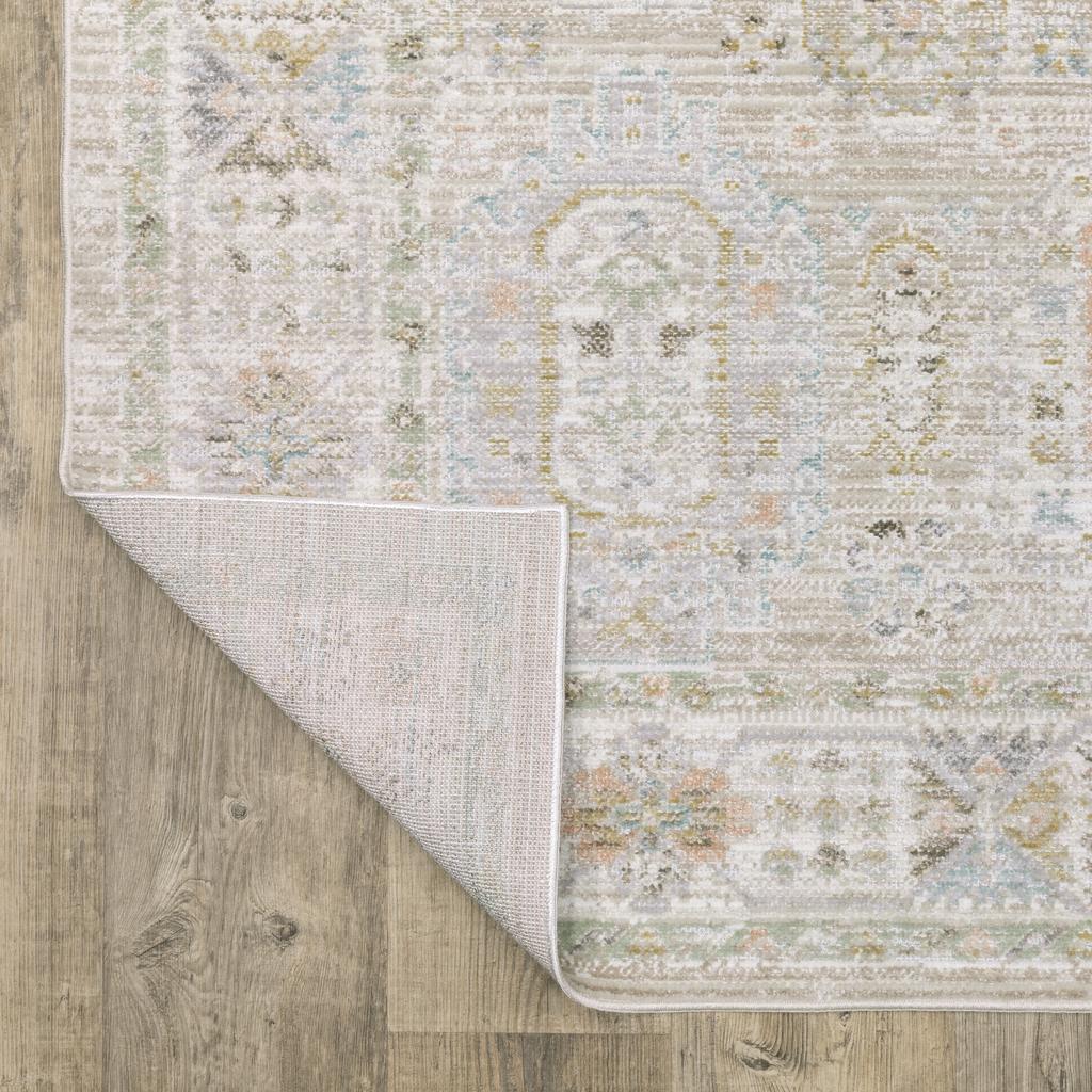Oriental Weavers Cavett CAV04 Beige Rectangle Indoor Runner Oriental Pattern-