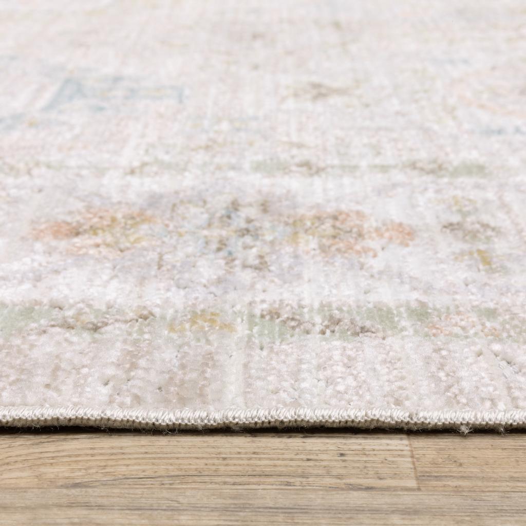 Oriental Weavers Cavett CAV04 Beige Rectangle Indoor Runner Oriental Pattern-