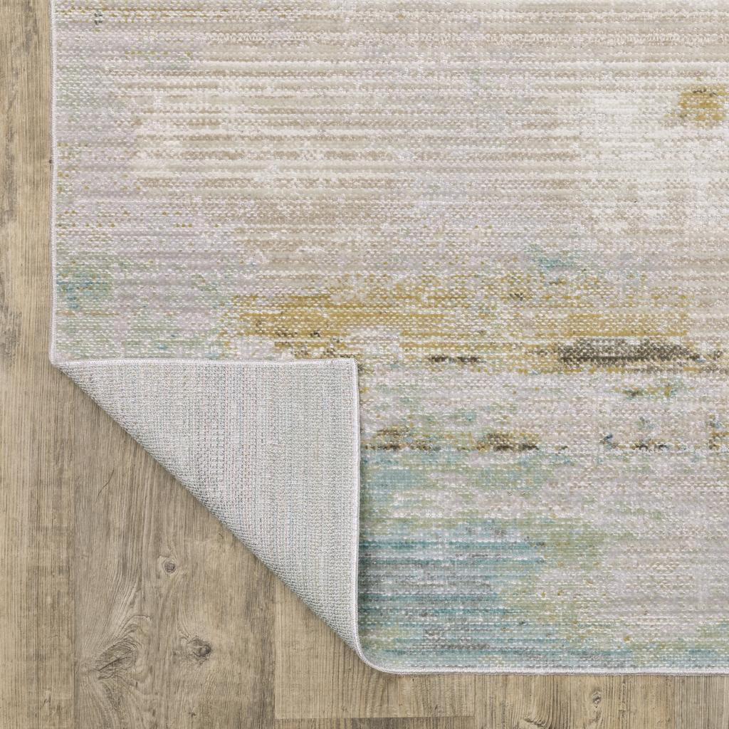 Oriental Weavers Cavett CAV09 Blue Rectangle Indoor Area Rug Abstract Pattern-