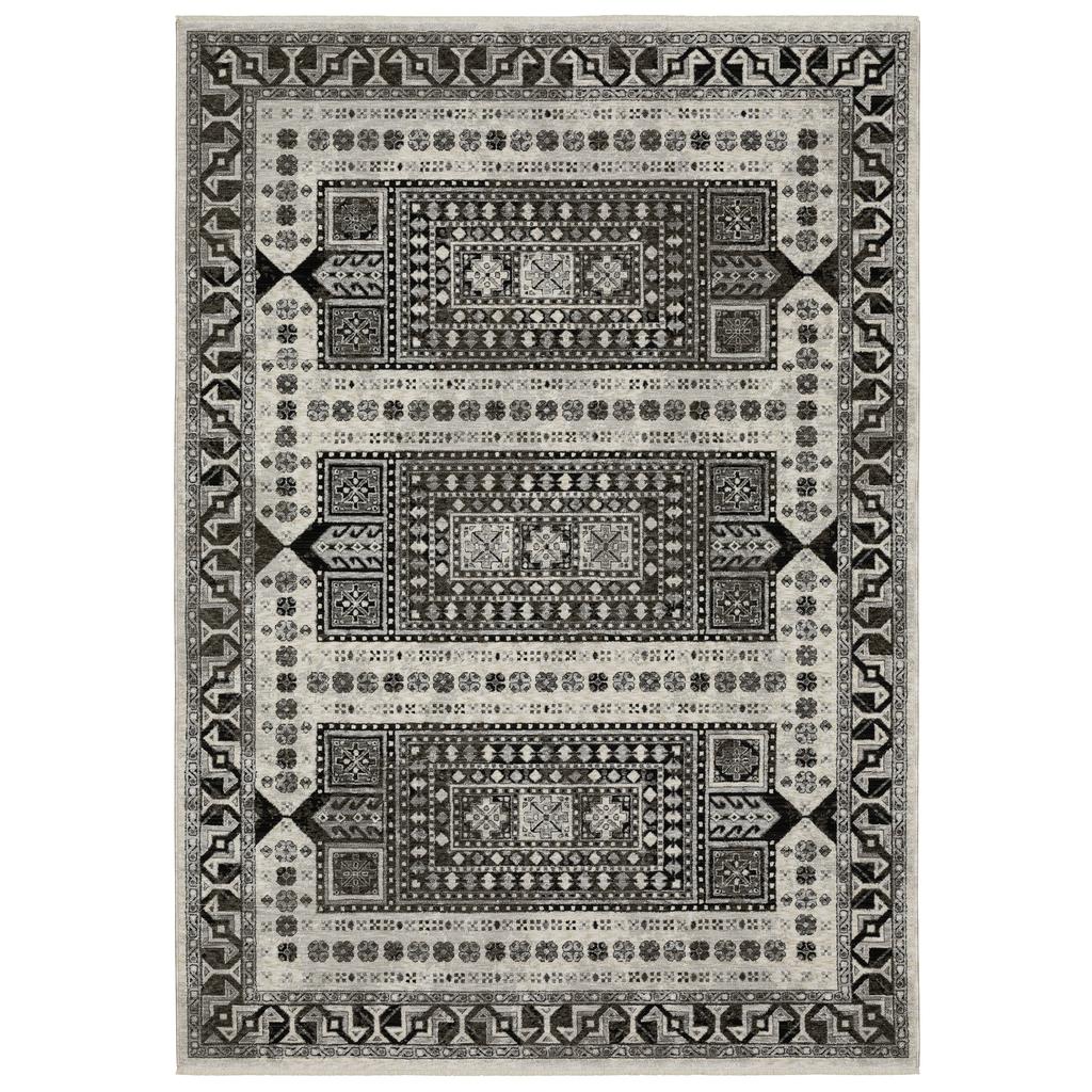 Oriental Weavers Chamberlain CH01G Ivory Rectangle Indoor Area Rug Oriental Pattern-