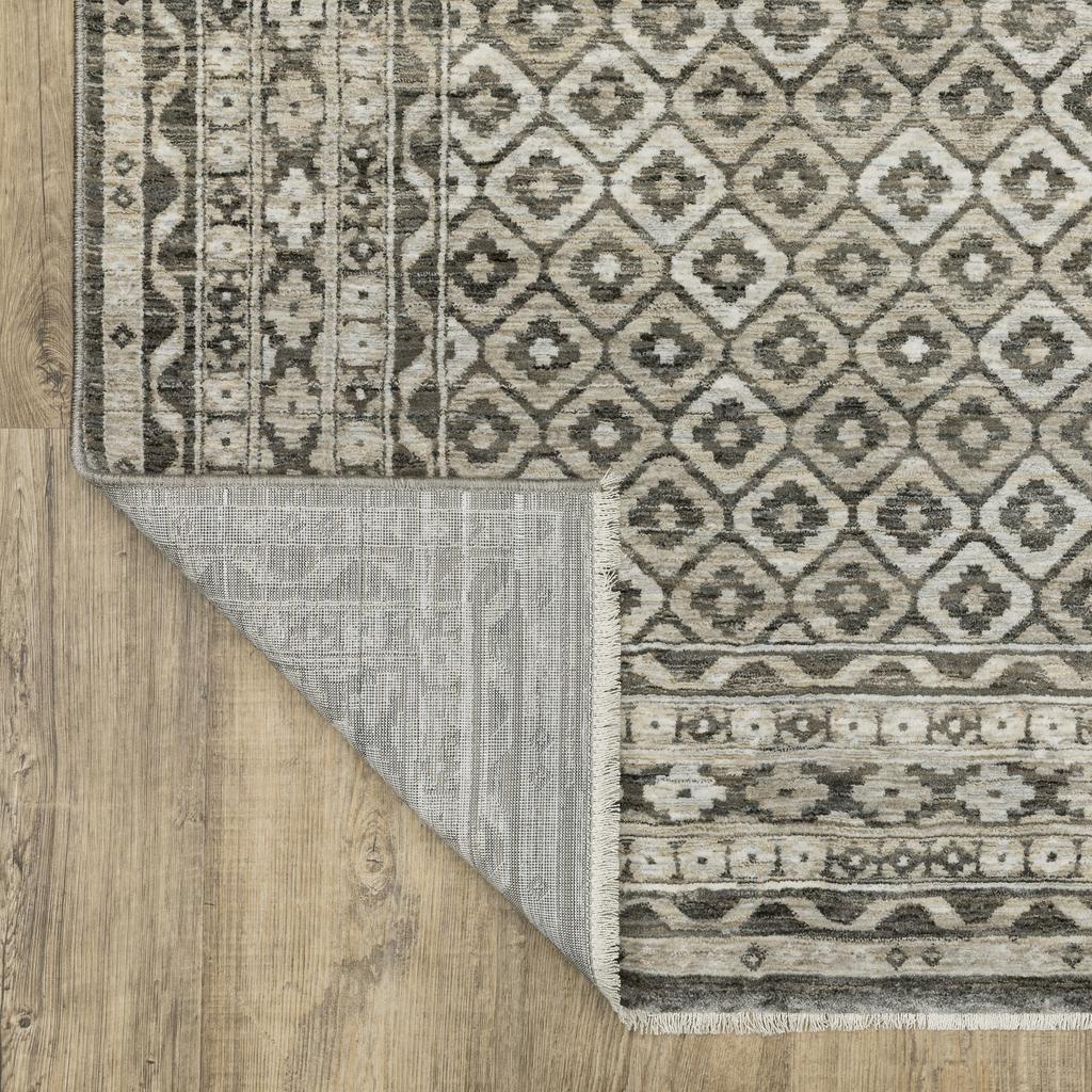Oriental Weavers Chamberlain CH03B Grey Rectangle Indoor Runner Panel Pattern-