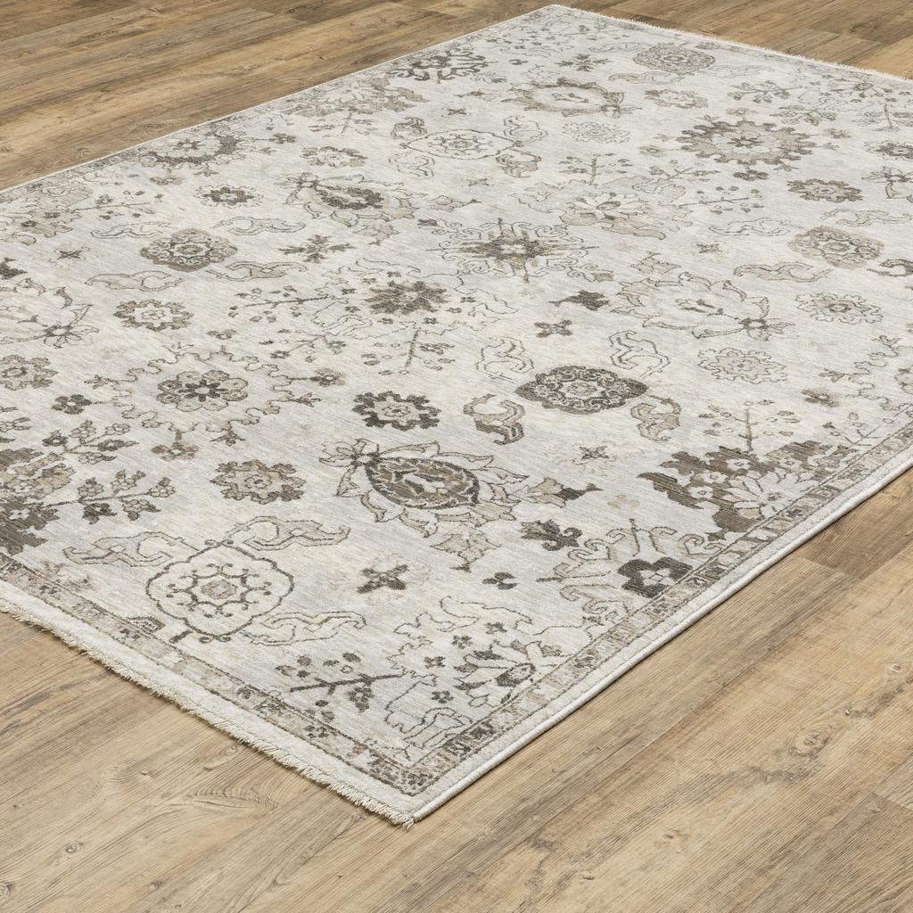 Oriental Weavers Chamberlain CH06B Ivory Rectangle Indoor Area Rug Oriental Pattern-