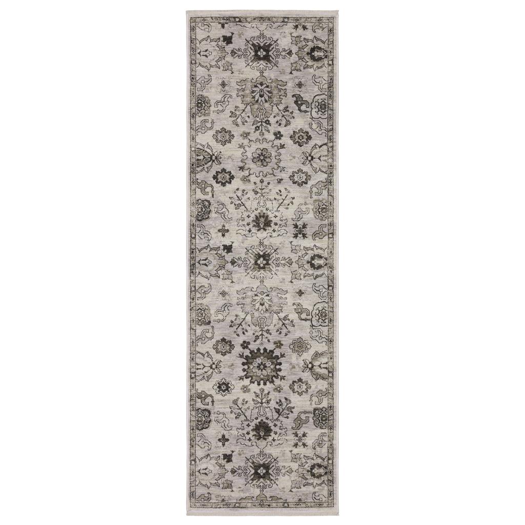 Oriental Weavers Chamberlain CH06B Ivory Rectangle Indoor Runner Oriental Pattern-