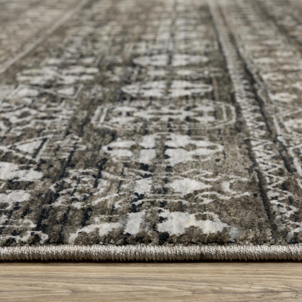 Oriental Weavers Chamberlain CH07C Black Rectangle Indoor Area Rug Tribal Pattern-