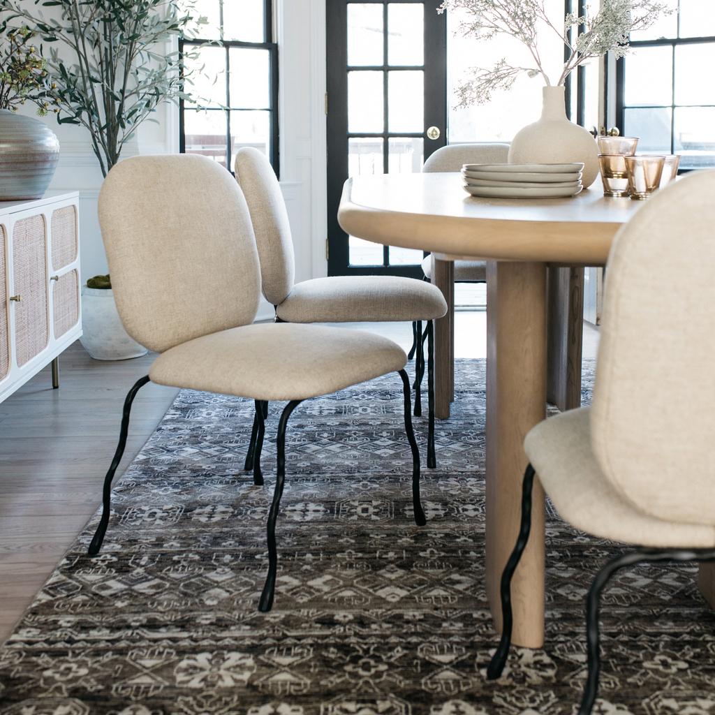 Oriental Weavers Chamberlain CH07C Black Rectangle Indoor Area Rug Tribal Pattern-