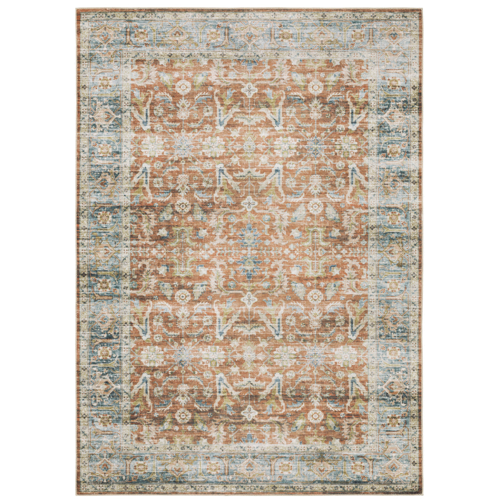 Oriental Weavers Charleston CHA04 Multicolor Rectangle Indoor Area Rug - Stain Resistant Vintage Style Rug with Persian Design-