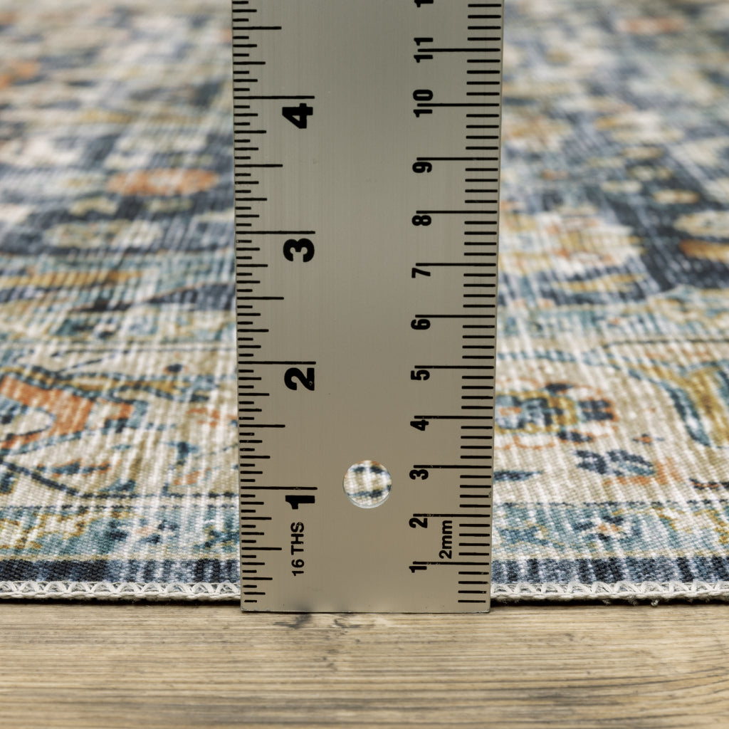 Oriental Weavers Charleston CHA05 Multicolor Rectangle Indoor Runner - Stain Resistant Vintage Style Rug with Persian Design-