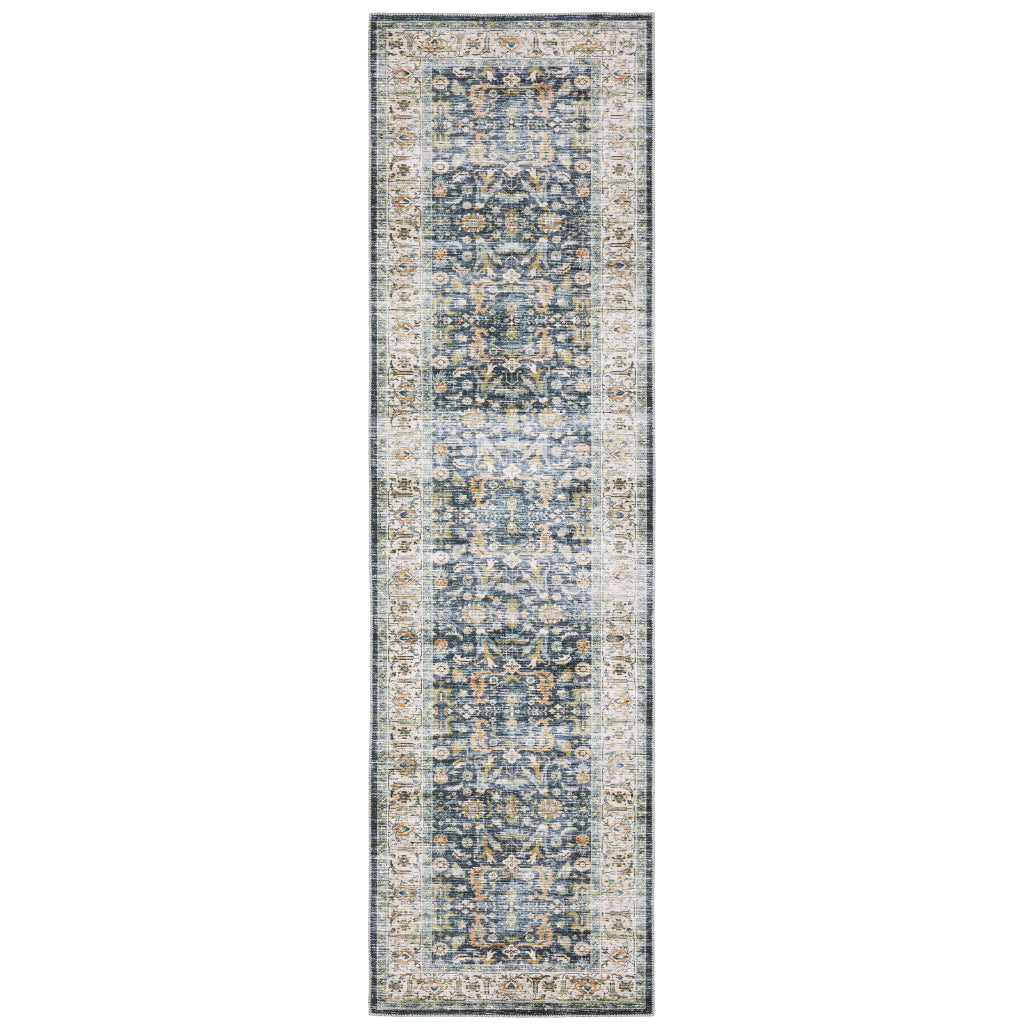 Oriental Weavers Charleston CHA05 Multicolor Rectangle Indoor Runner - Stain Resistant Vintage Style Rug with Persian Design-