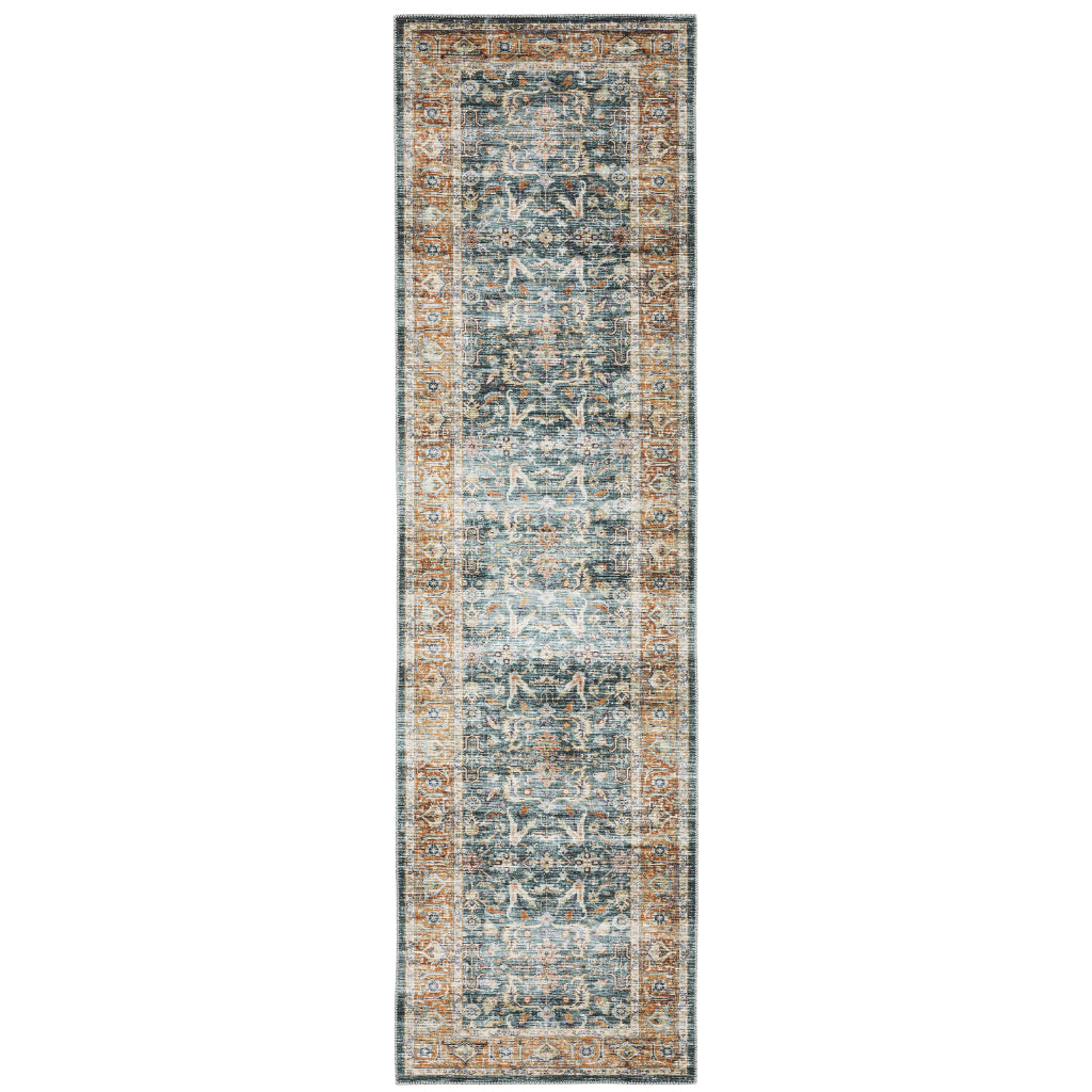 Oriental Weavers Charleston CHA06 Multicolor Rectangle Indoor Runner - Stain Resistant Vintage Style Rug with Persian Design-