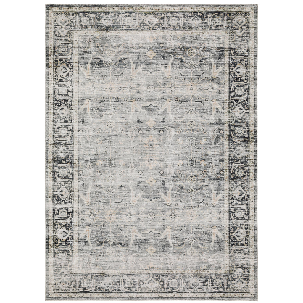 Oriental Weavers Charleston CHA07 Multicolor Rectangle Indoor Area Rug - Stain Resistant Vintage Style Rug with Persian Design-