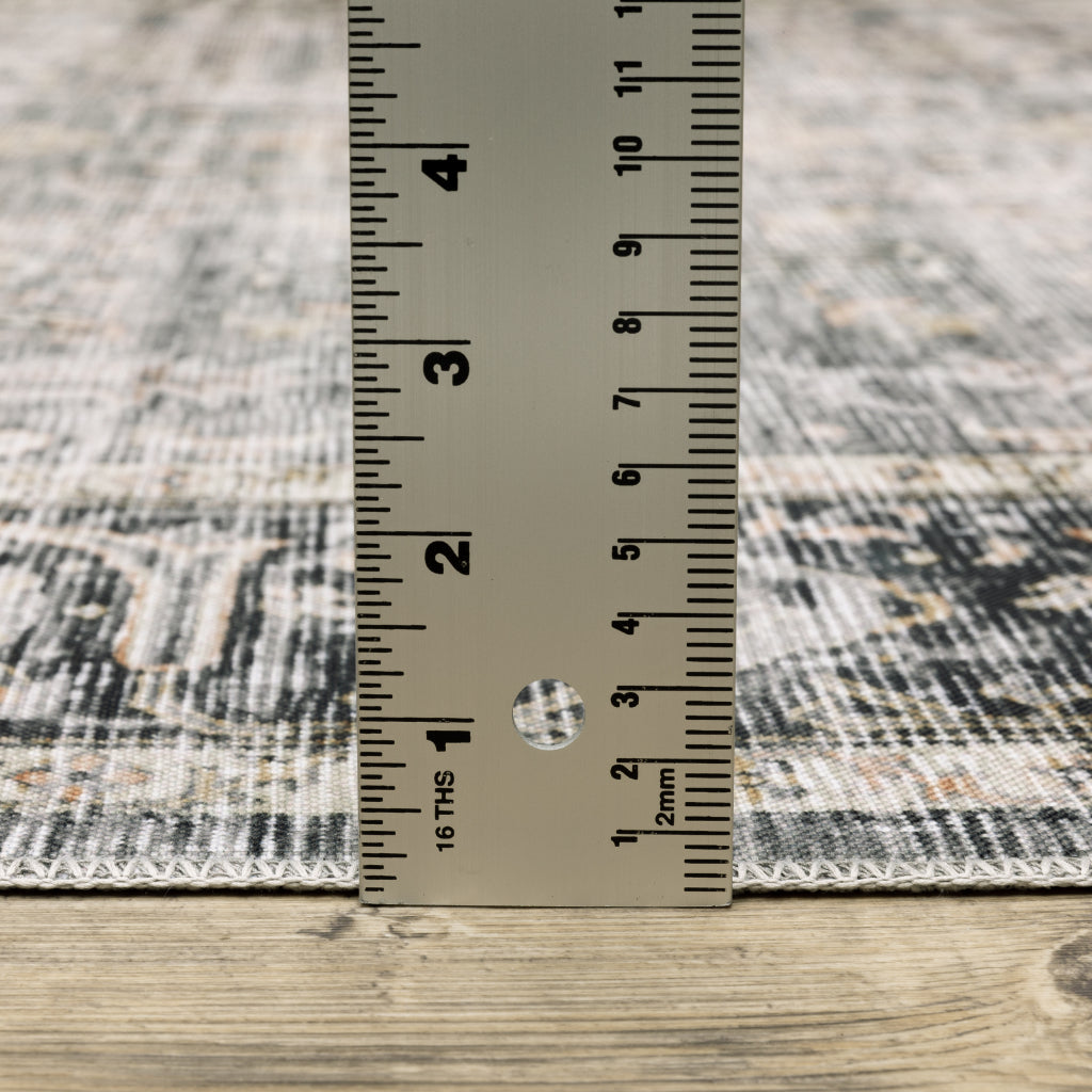 Oriental Weavers Charleston CHA07 Multicolor Rectangle Indoor Runner - Stain Resistant Vintage Style Rug with Persian Design-