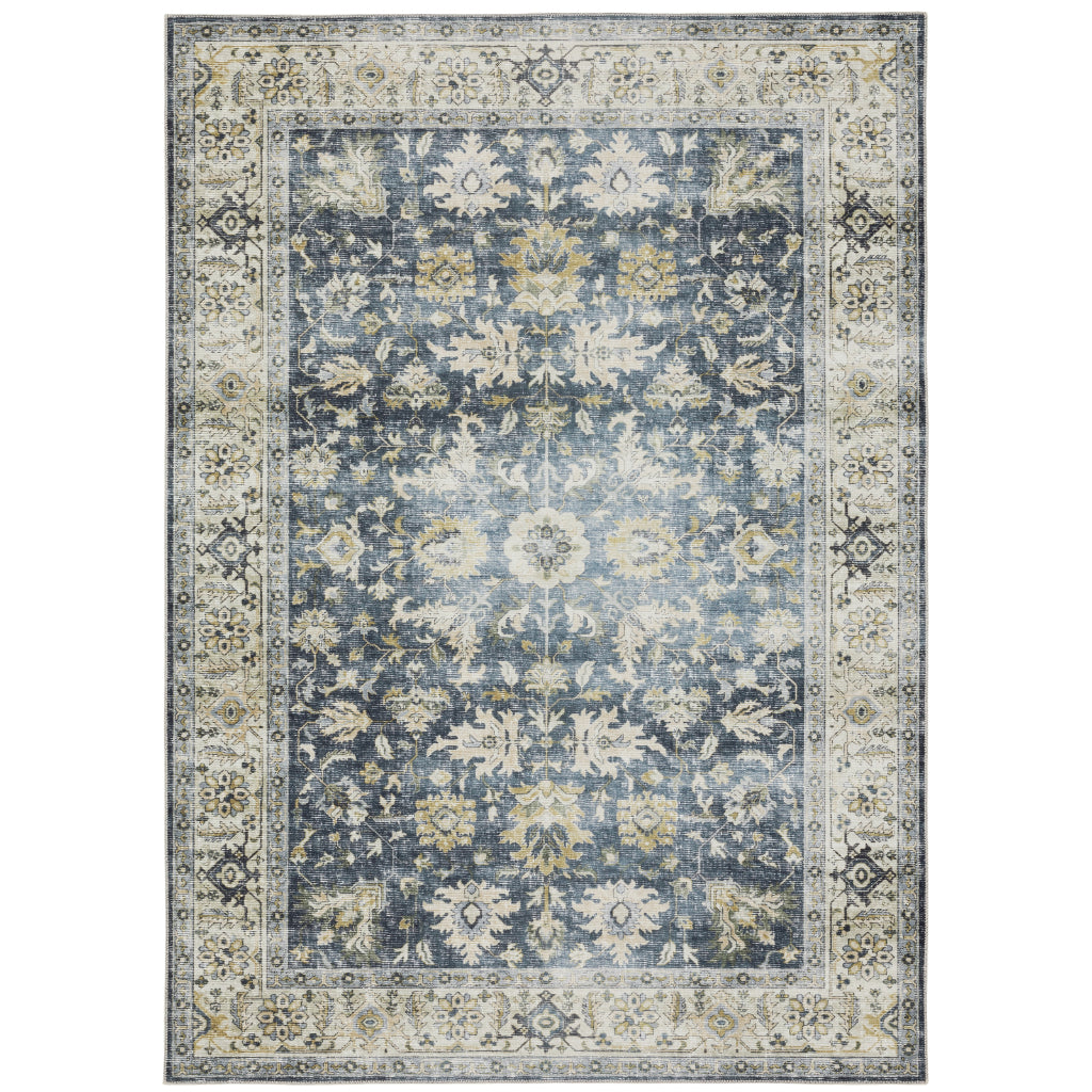 Oriental Weavers Charleston CHA08 Multicolor Rectangle Indoor Area Rug - Stain Resistant Vintage Style Rug with Persian Design-