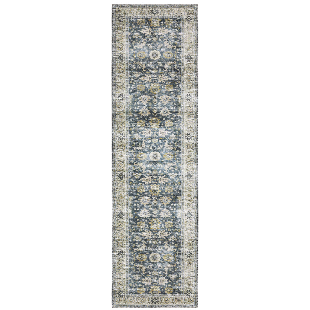 Oriental Weavers Charleston CHA08 Multicolor Rectangle Indoor Runner - Stain Resistant Vintage Style Rug with Persian Design-