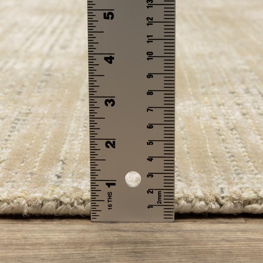 Oriental Weavers Circa CIR03 Beige Rectangle Indoor Runner Geometric Pattern-