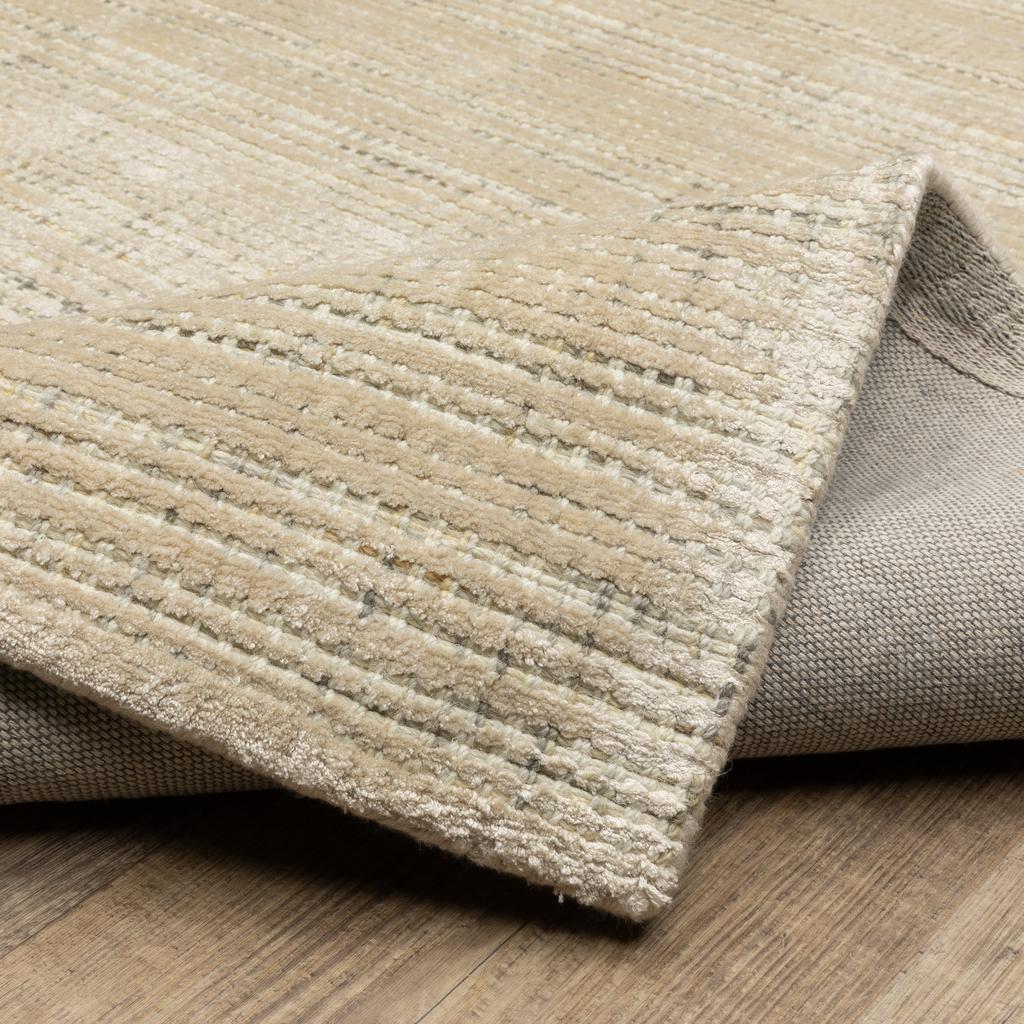 Oriental Weavers Circa CIR03 Beige Rectangle Indoor Runner Geometric Pattern-