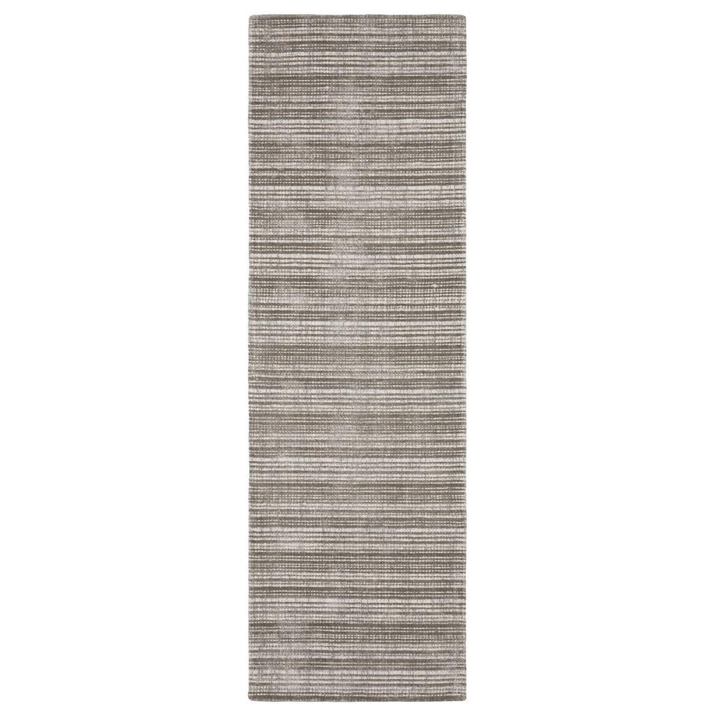 Oriental Weavers Circa CIR04 Grey Rectangle Indoor Runner Geometric Pattern-