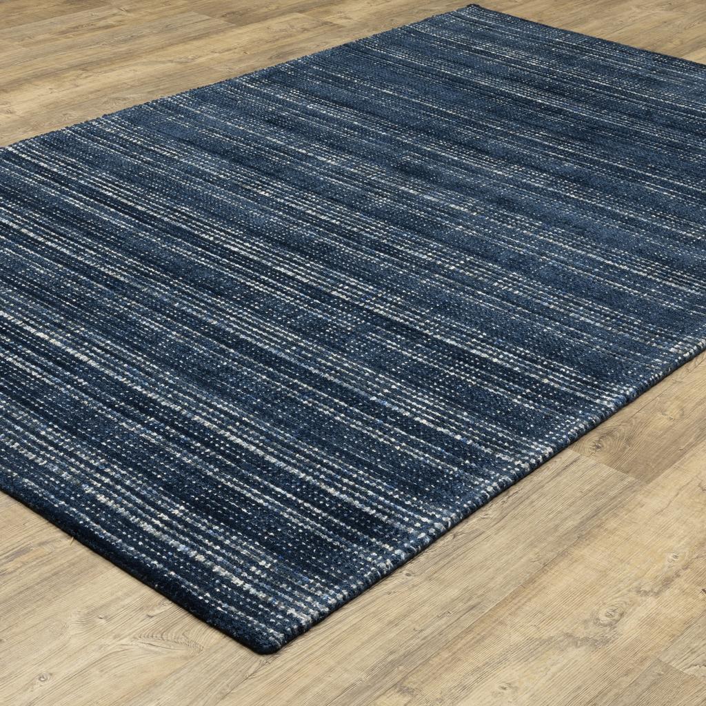 Oriental Weavers Circa CIR06 Navy Rectangle Indoor Area Rug Geometric Pattern-