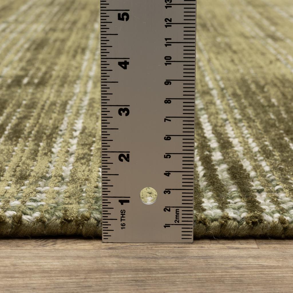 Oriental Weavers Circa CIR07 Green Rectangle Indoor Area Rug Geometric Pattern-