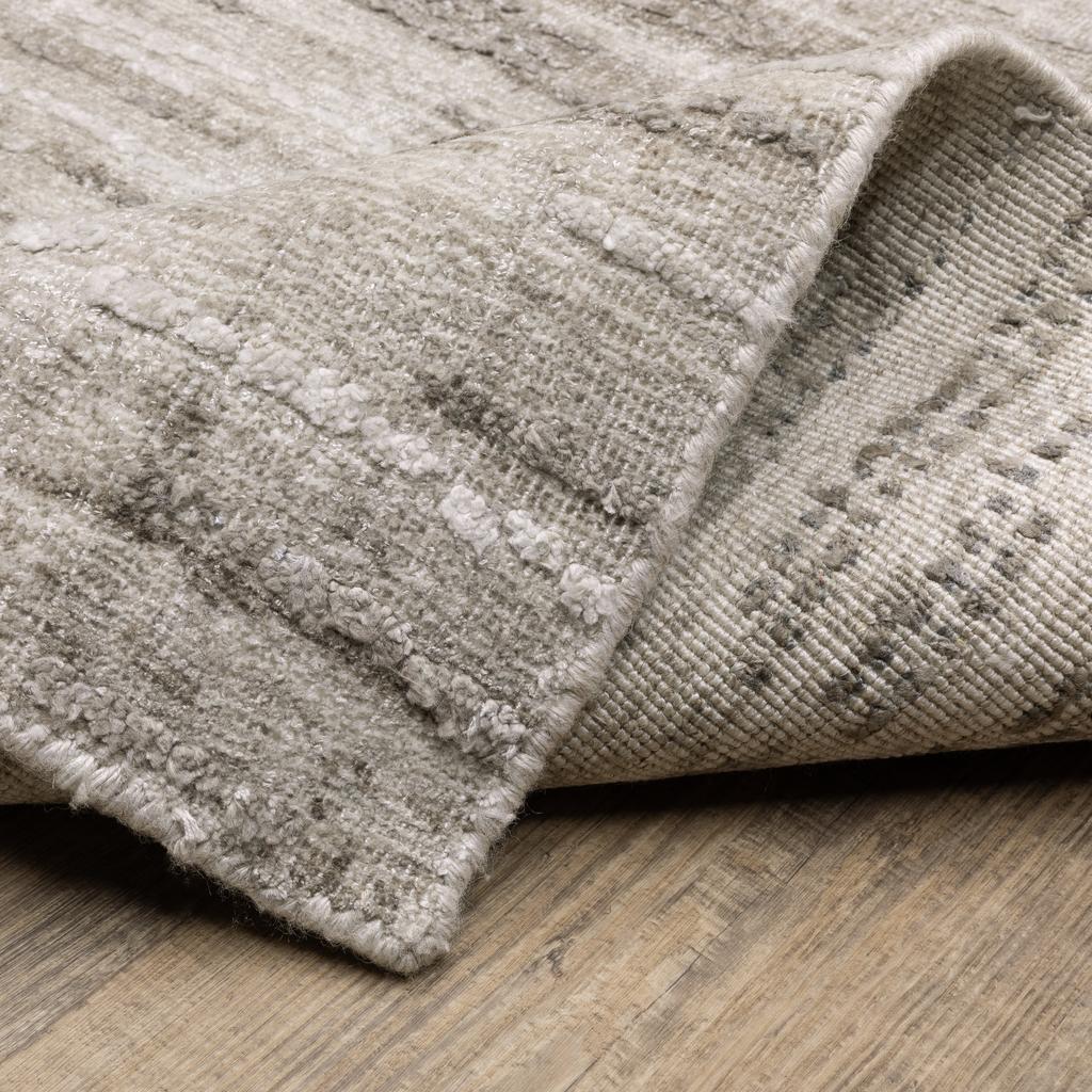 Oriental Weavers Clarke CLA01 Beige Rectangle Indoor Runner Stripe Pattern-