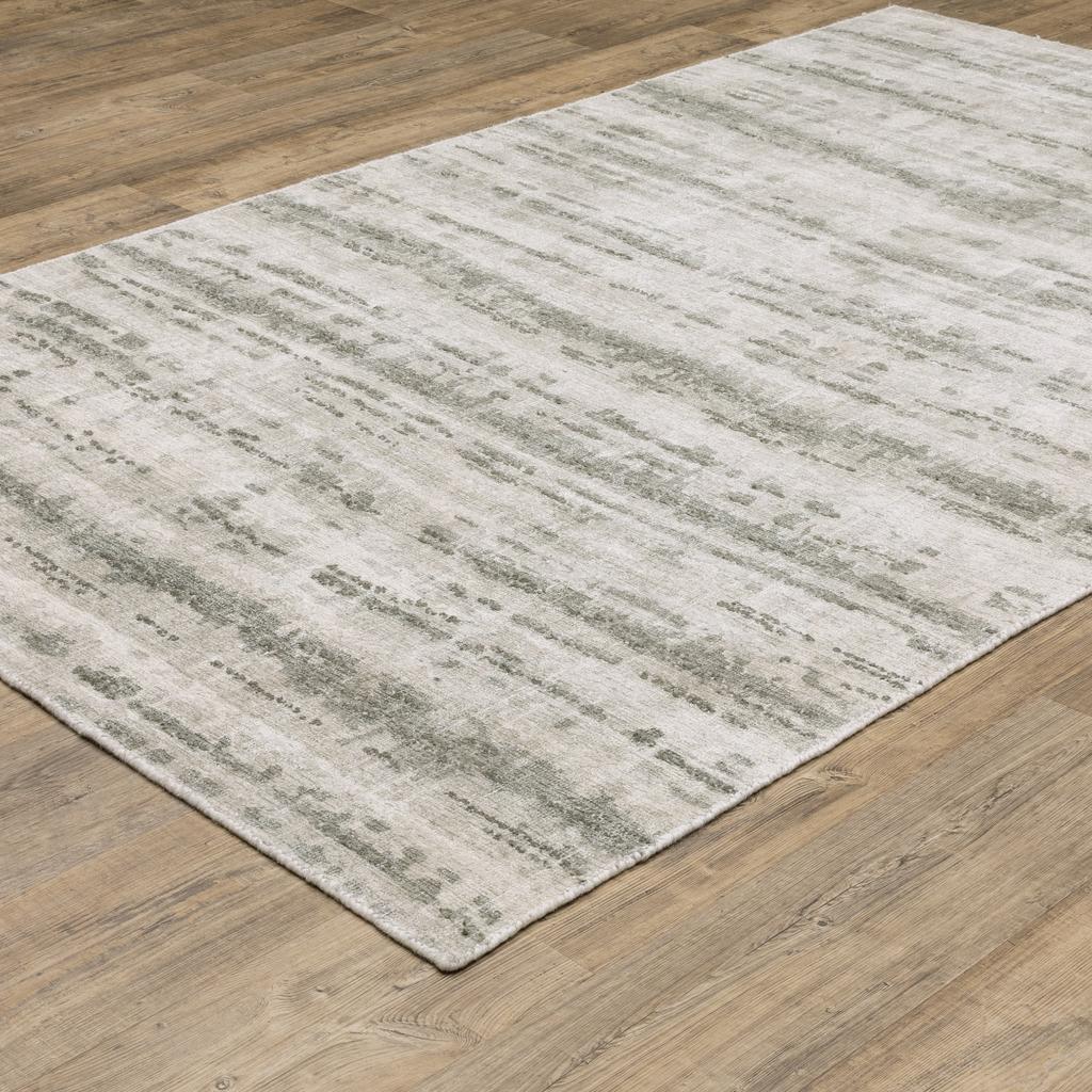 Oriental Weavers Clarke CLA02 Beige Rectangle Indoor Area Rug Stripe Pattern-