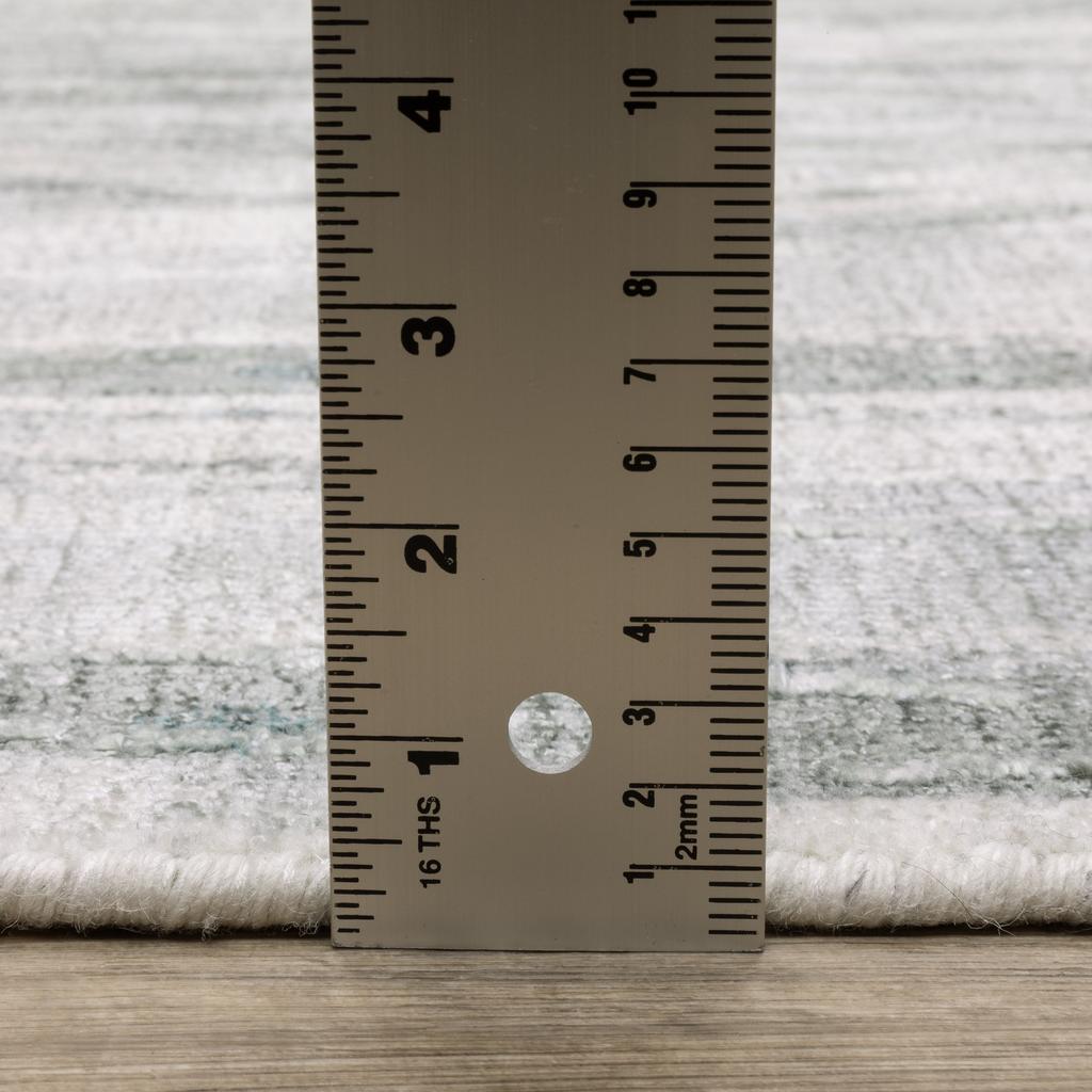 Oriental Weavers Clarke CLA03 Green Rectangle Indoor Runner Abstract Pattern-