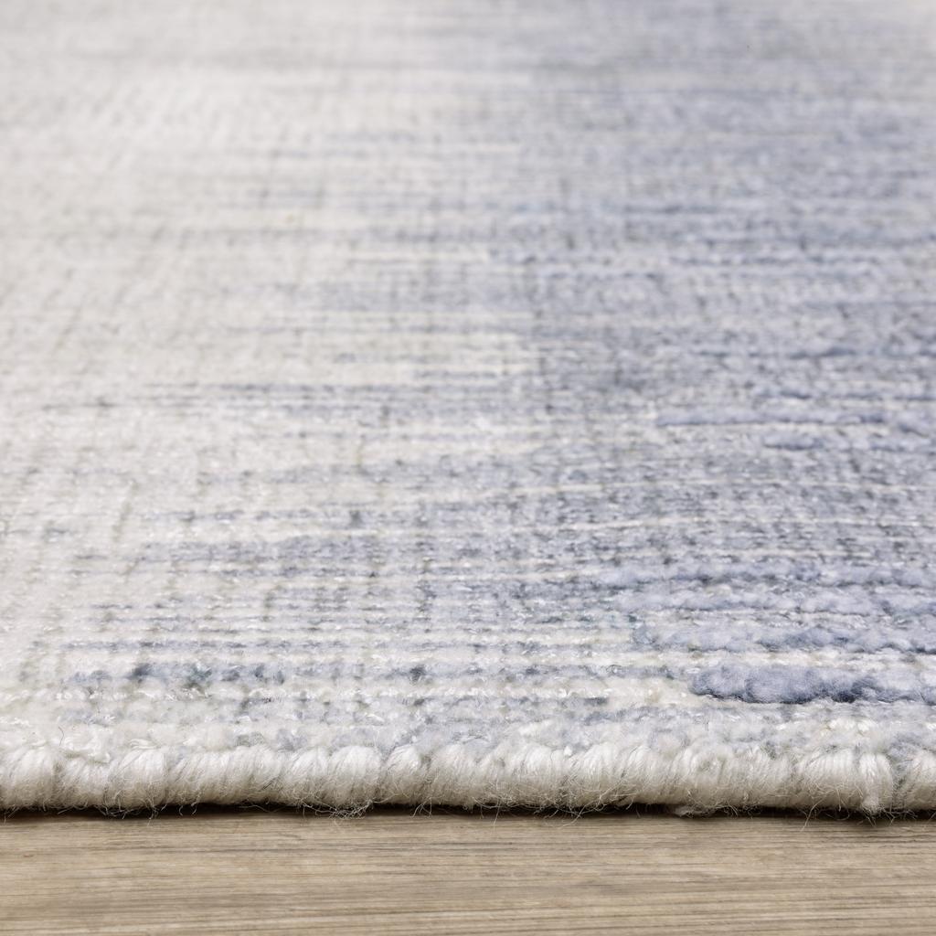 Oriental Weavers Clarke CLA06 Blue Rectangle Indoor Area Rug Stripe Pattern-