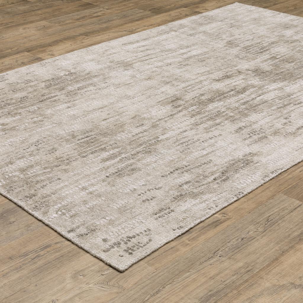 Oriental Weavers Clarke CLA08 Beige Rectangle Indoor Area Rug Distressed Pattern-